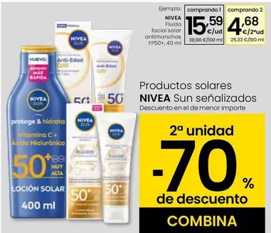 Nivea - Fluido Facial Solar Antimanchas FP50+