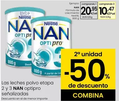 Nestlé - Nan Formula De Crecimiento