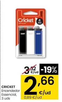 Cricket - Encendedor Essencial
