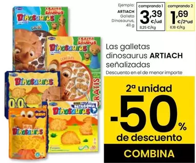Artiach - Galleta Dinosaurus, 411 G