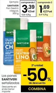 Santiveri - Pan Dextrin Integral, 300 G