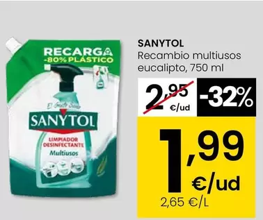 Sanytol - Recambio Multiusos Eucalipto