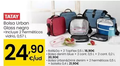 Tatay - Bolsa Urban Glass Negro