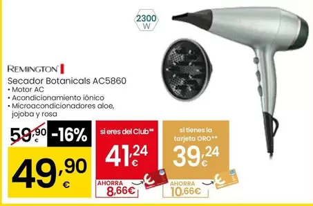 Remington - Secador Botanicals AC5860