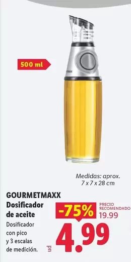 Gourmetmaxx - Dosificador De Aceite