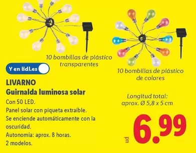 Livarno - Guirnalda Luminosa Solar
