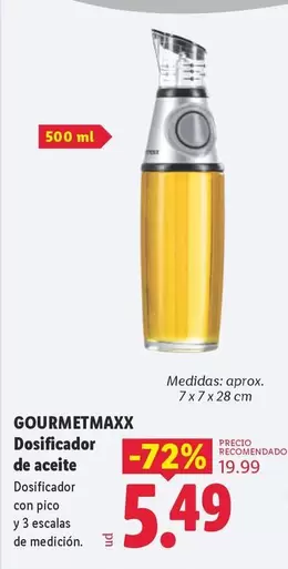 Gourmetmaxx - Dosificador De Aceite