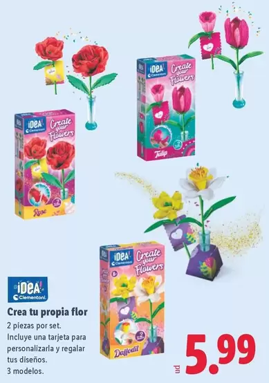 Clementoni - Crea Tu Propia Flor