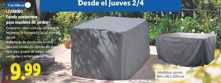 Livarno - Funda Protect Para Muelles De Jardin