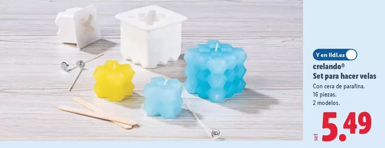Crelando - Set Para Hacer Velas