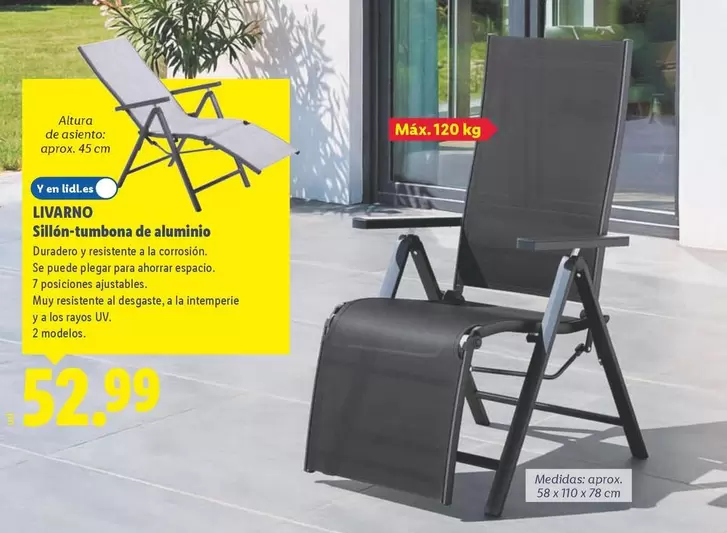 Livarno - Sillon-Umbona De Aluminio