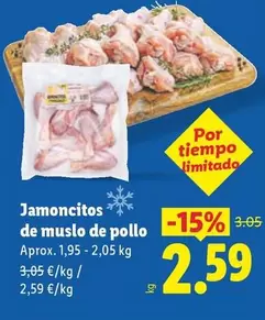 Jamoncitos De Muslo De Pollo