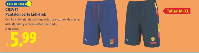 Crivit - Pantalón Corto Lidl-Trek