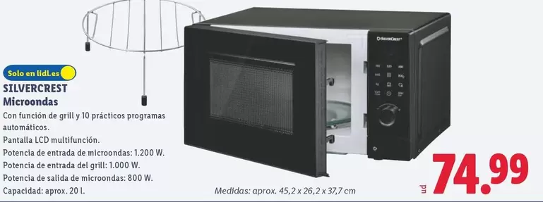 SilverCrest - Microondas