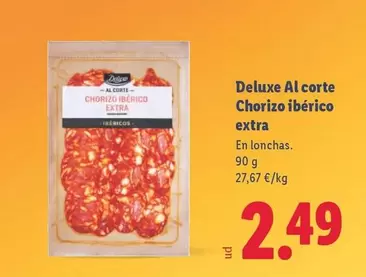 Deluxe - Al Corte Chorizo Ibérico Extra