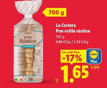 La Cestera - Pan Estilo Rustico