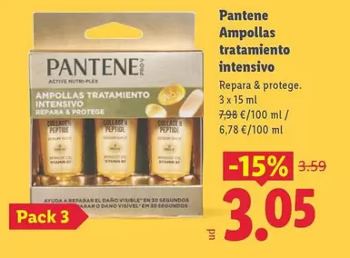 Pantene - Ampollas Tratamiento Intensivo