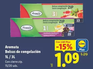 Aromata - Bolsas De Congelación