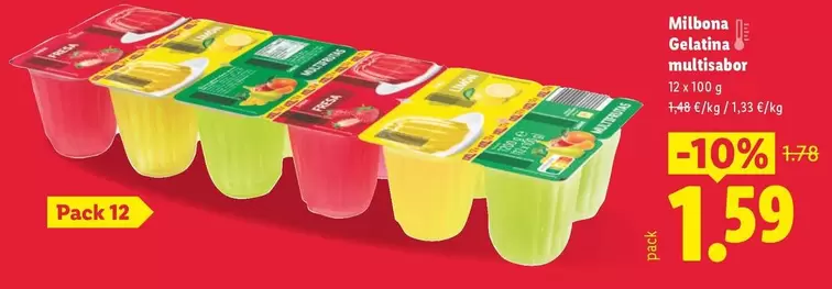 Milbona - Gelatina Multishaker