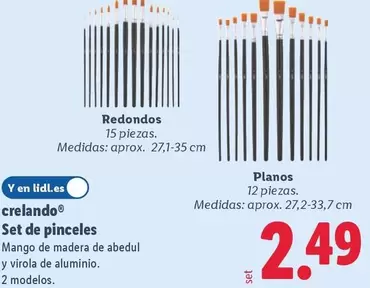 Crelando - Set De Pinceles