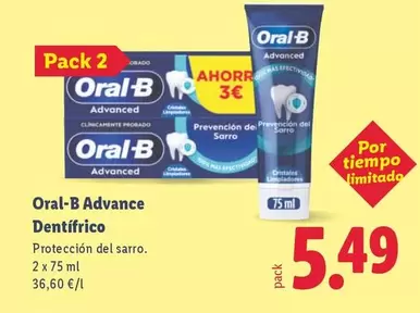 Oral B - Advance Dentifrico