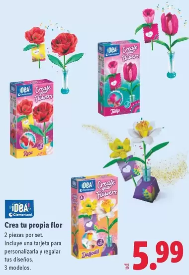 Clementoni - Crea Tu Propia Flor