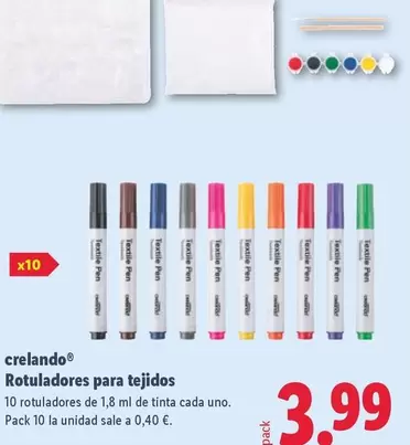 Crelando - Rotuladores Para Tejidos