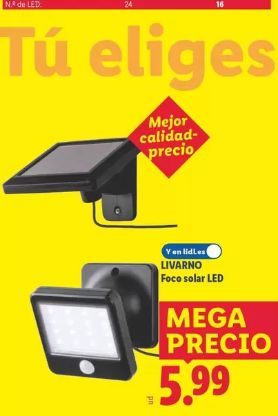 Livarno - Foco Solar Led