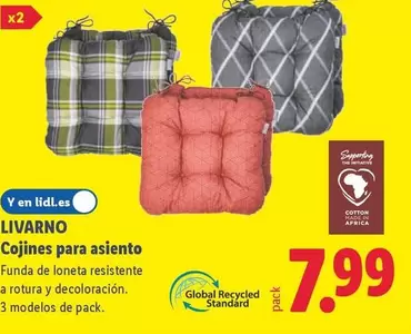 Livarno - Cojines Para Asiento
