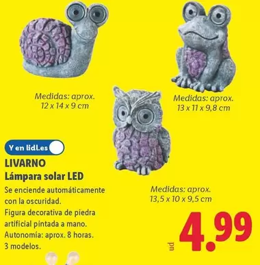 Livarno - Lámpara Solar Led