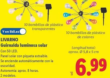 Livarno - Guirnalda Luminosa Solar