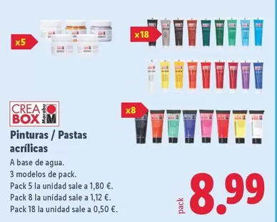 Marabu Creabox - Pinturas/ Pastas Acrílicas