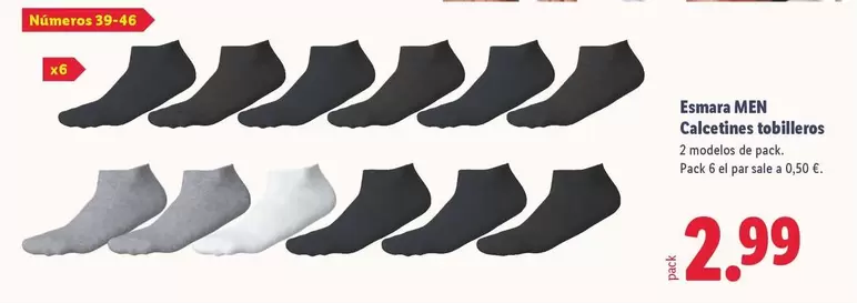 Esmara - Men Calcetines Tobilleros 