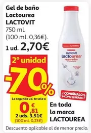 Lactovit - Gel De Baño Lactourea