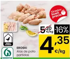 Eroski - Alas De Pollo Partidas