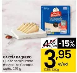 García Baquero - Queso Semicurado Mezcla Ya Cortado Cuna