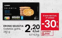 Eroski Seleqtia - Galletas Gofre