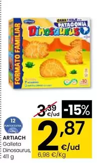 Artiach - Galleta Dinosaurus