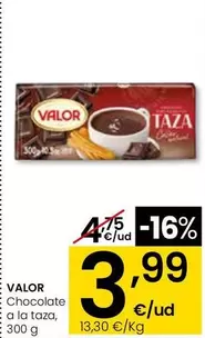 Valor - Chocolate A La Taza