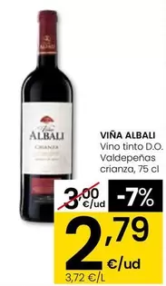 Viña Albali - Vino Tinto D.O. Valdepeñas Crianza
