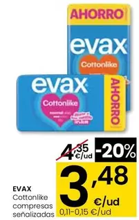 Evax - Cottonlike Compresas Senalizadas