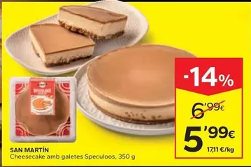 San Martin Cheesecake Amb Galetes Speculoos