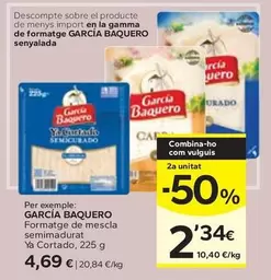 García Baquero - Formatge De Mescla Semimadurat Ya Cortado