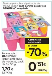 Danonino - Logurt Amb Gust De Maduixa