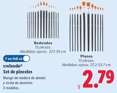 Crelando - Set De Pinceles