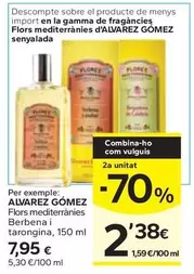 Álvarez Gómez - Flors Mediterrànies Berbena I Tarongina