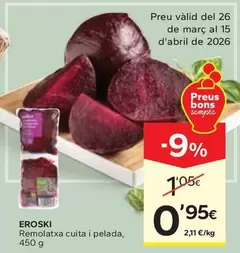 Eroski - Remolatxa Cuita I Pelada