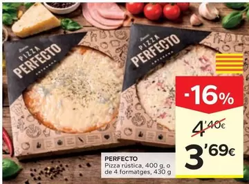 Perfecto - Pizza Rustica O De 4 Formatges