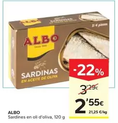 Albo - Sardines En Oli D'Oliva
