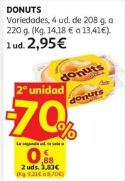 Donuts Glace 4 Uds 208 G